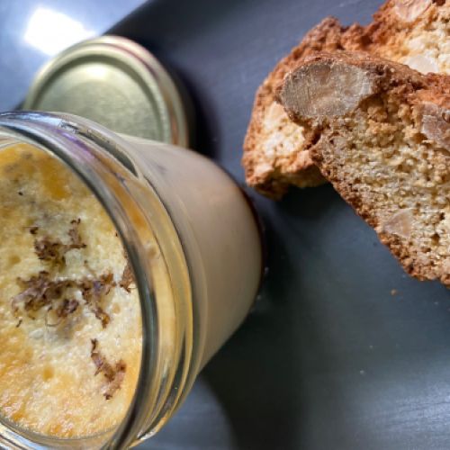 FLAM DE TÒFONA AMB CARQUINYOLIS